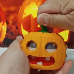 Face Changing Halloween Pumpkin