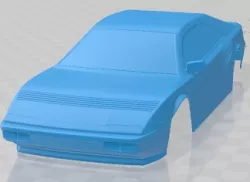 Ferrari Mondial 8 1980 Printable Body Car