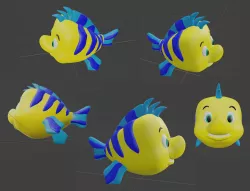 Flounder The Little Mermaid