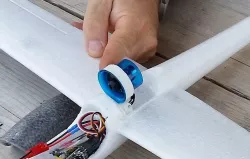 Folding EDF adapter for RC mini gliders (27mm EDF)