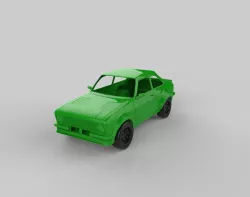 ford escort mk2 3D print model