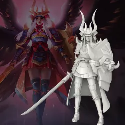 FREYA MOBILE LEGENDS : RAVEN SHOGUN