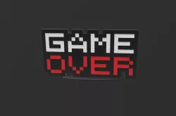 GAME OVER Led Poster
