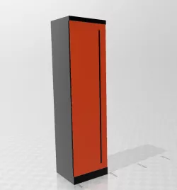 GARAGE WORKSHOP WALL, (wardrobe with one door) 1/10 SCALE