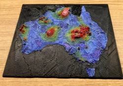 Geothermal map of Australia