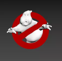 Ghosbuster Logo, SOS Fantome Logo