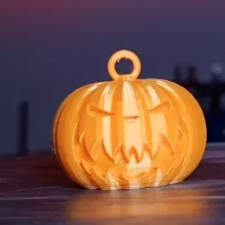 Halloween pumpkin with legs