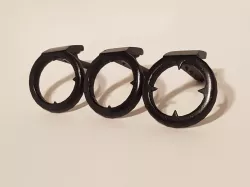 Heart-ON Chastity 4x2mm Retainer rings, 30-45mm