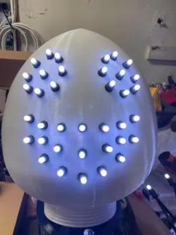 huge 3d singing bulb
