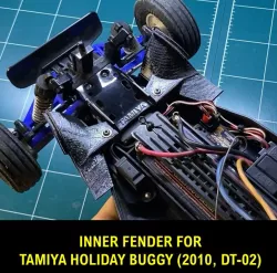 Inner Fender for Tamiya Holiday Buggy (DT-02, 2010)