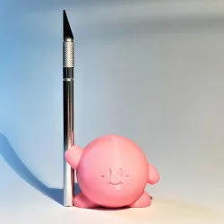 Kirby with a Knife