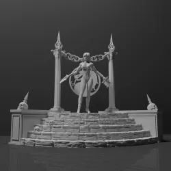 Kitana Mortal Kombat Character for 3D Print