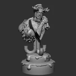 Krampus - Zombie Santa - Christmas Bust