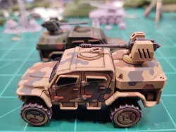 Large caliber gun for the Matchbox MXT