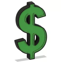 LED light letters "$" dollar