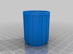 Lego Style Trash Bin