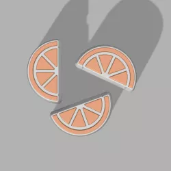 Lemon slice Stl File