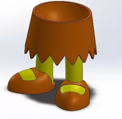Lisa Simpson egg cup stl