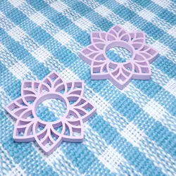 Lotus Earrings Inspired from Kbach Khmer