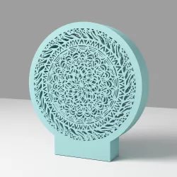 Mandala light box with LED strips