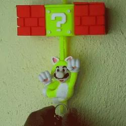 Mario Bros Kitty Key Holder