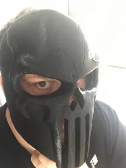 Marvel Comics The Punisher Face Mask with Back Plate STL