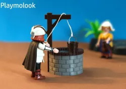 Medieval well miniature miniature scale figures playmobil