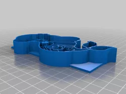Mermaid cookie cutter