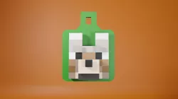 MINECRAFT - DOG FOR KEYCHAIN