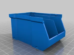 Mini Stacking Box Storage Bin- Dual compartment