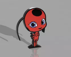 Miraculous kwami tikki lamp