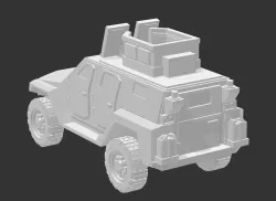 MRAP/MRAV with turret.