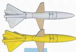 MX-570 / JB-3 Tiamat Two-Stage Scale Model Rocket