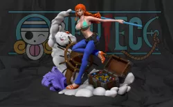 Nami One Piece 3d Print statue