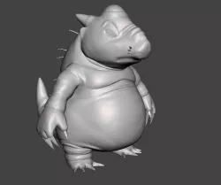 Naturon Shenron (Seven Star Dragon) Mole form 3D Model