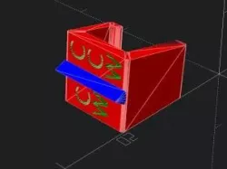 Nut Clipper - Parametric OpenSCAD Remix of Bed Adjustment Wheel Clip for Metal Wheels
