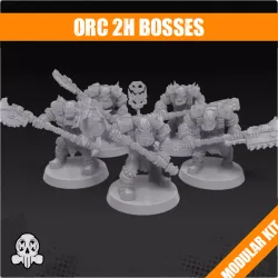 Orc Bosses with Heavy Weapons Modular