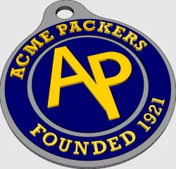 Packers Keychain