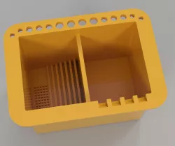Paintbrush holder and cleaner