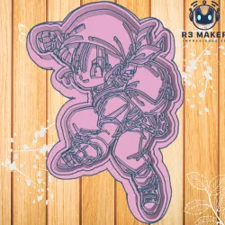 Pan Dragon Ball GT Cookie Cutter