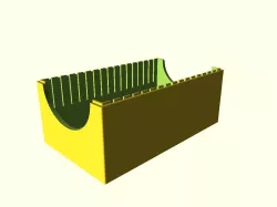 Parametric Card Caddie and Lid - Stackable