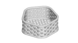 Pentagon basket 3d print