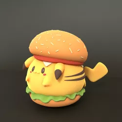 Pikachu burger