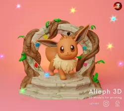 pokemon eevee diorama