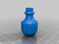 Potion dice 8 faces Round and BALANCED