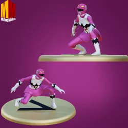 Power Rangers Lost Galaxy Pink Ranger STL