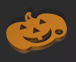 Pumpkin Keychain