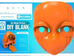 Quin G2 Head Style: DIY Blank Face - 3DKitbash.com