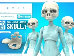 Quin: Skull Mask - 3DKitbash.com