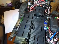 RC crawler, scale trx-4,trx-4,accessory, "Trx-4 Defender low profile battery tray